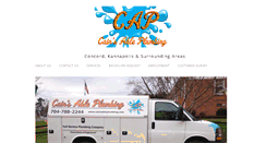 Desktop Screenshot of cainsableplumbing.com