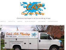 Tablet Screenshot of cainsableplumbing.com